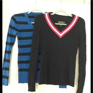 Polo and Tommy Hilfiger sweaters size S